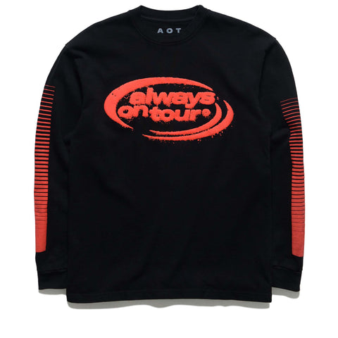 AOT Spinner L/S Tee (BLK/Red)