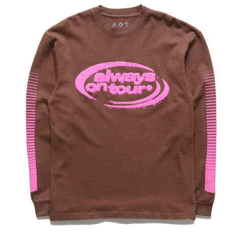 AOT Spinner L/S Tee (Brown/Pink)